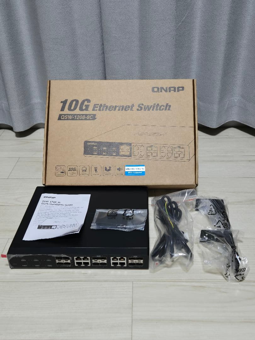 QNAP QSW-1208-8C 10Gスイッチ