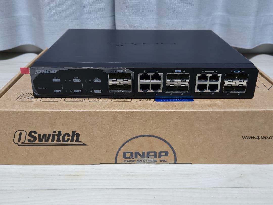 QNAP QSW-1208-8C 10Gスイッチ