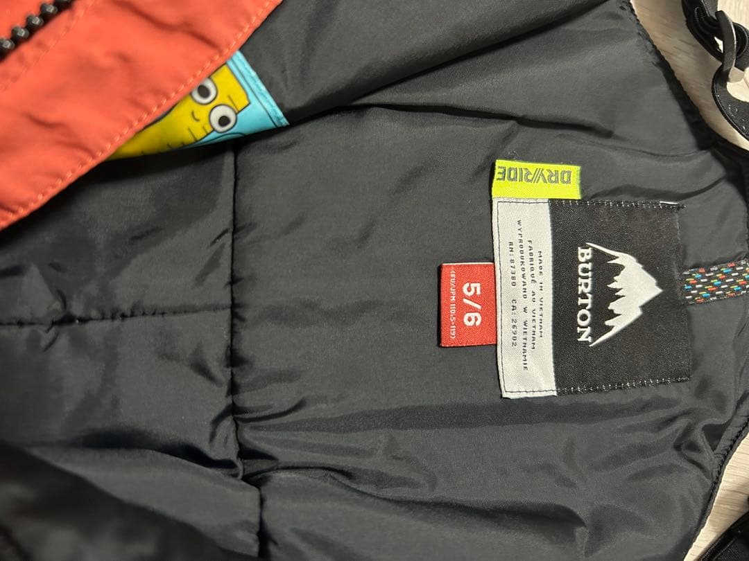 Burton バートン キッズ スキーウェア (子供用)5/6サイズ