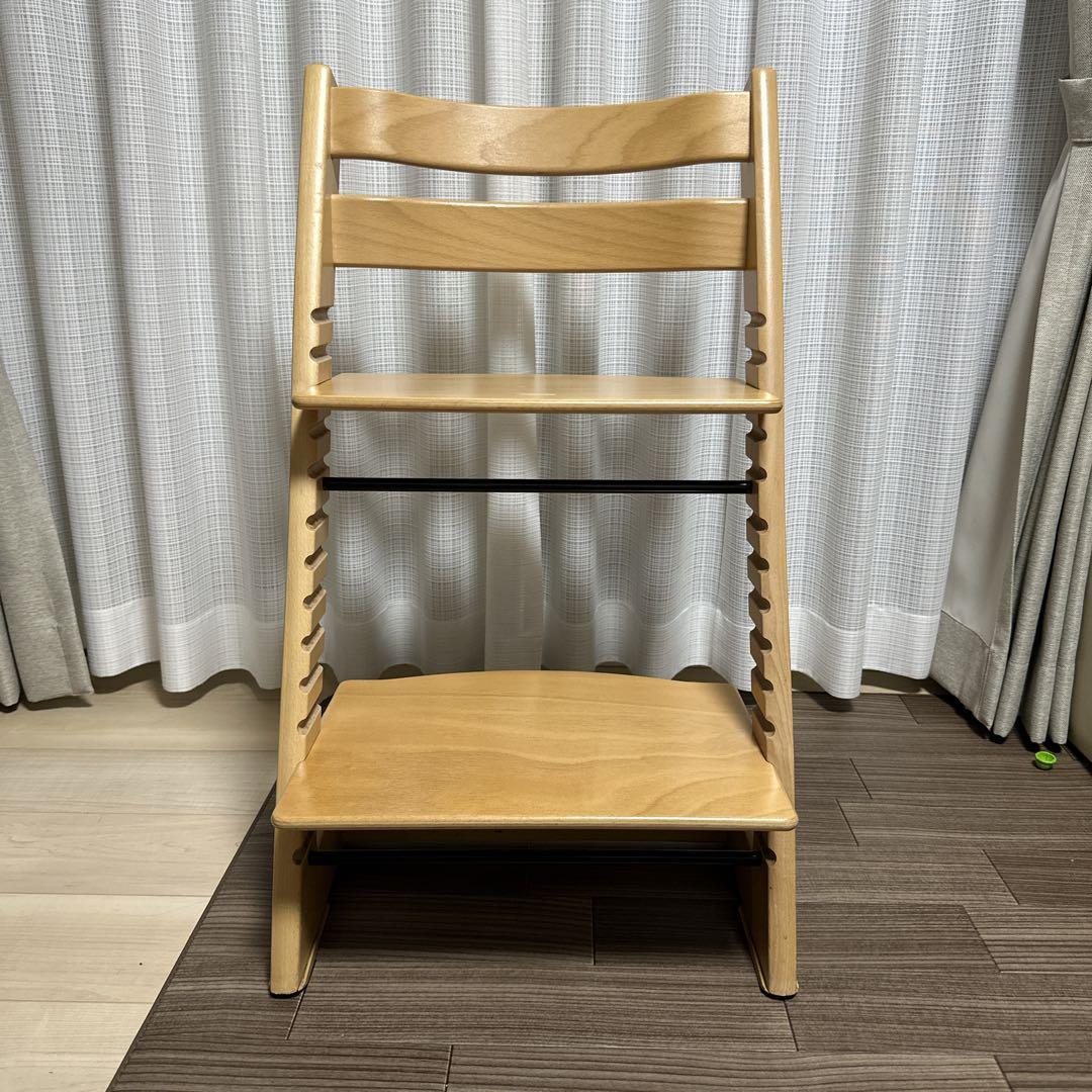 美品 ストッケ トリップトラップ シリアル5 ヘイジーオークナチュラル