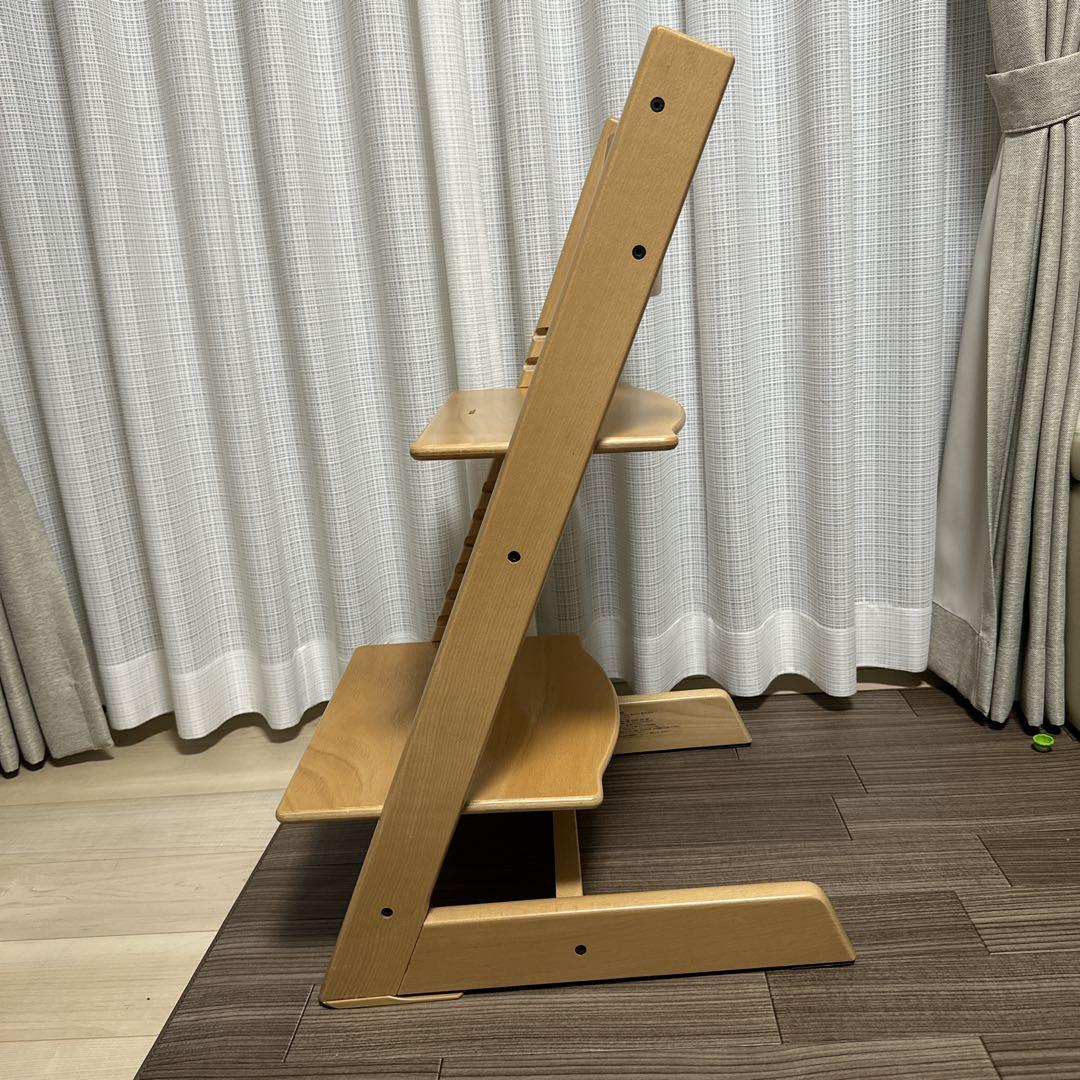 美品 ストッケ トリップトラップ シリアル5 ヘイジーオークナチュラル