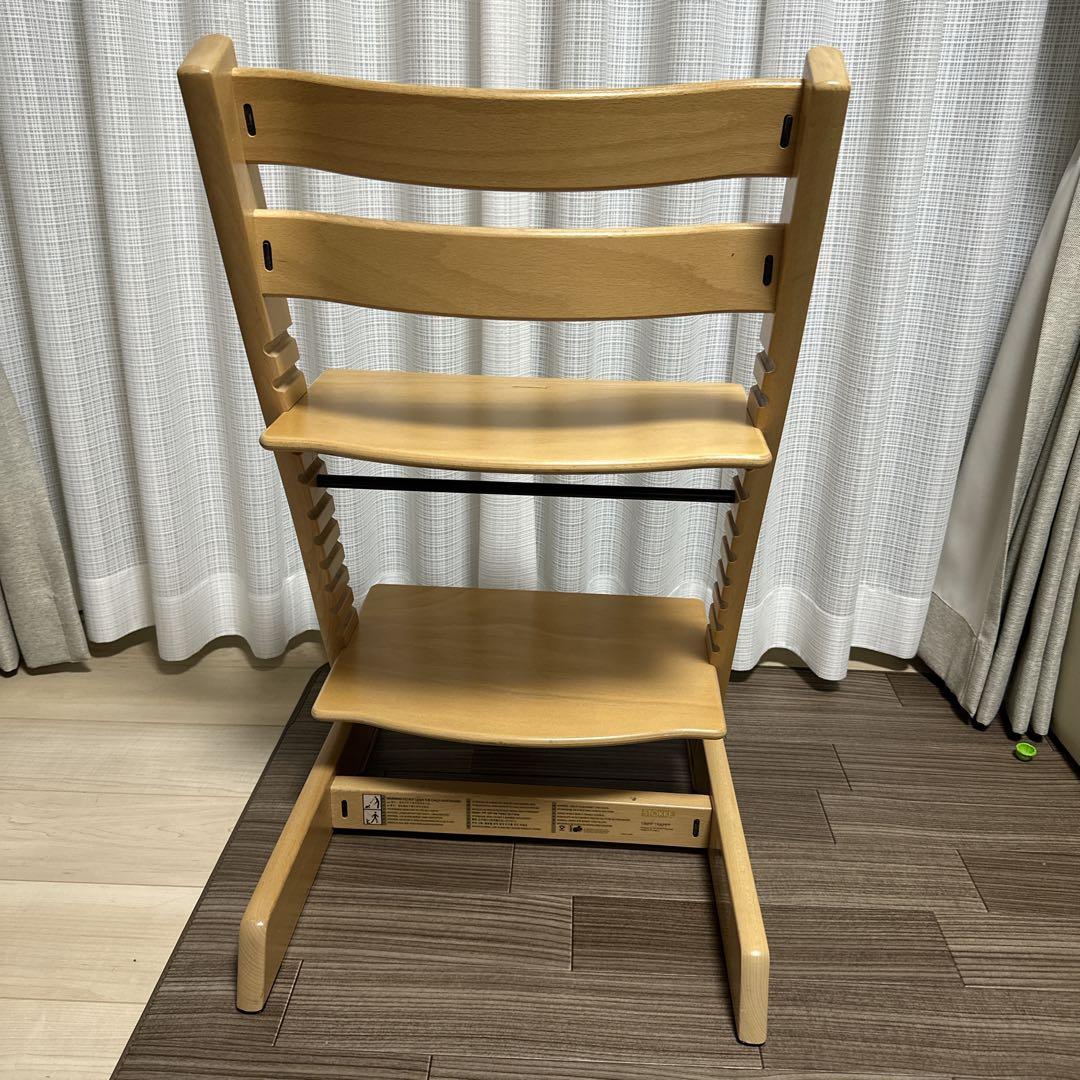 美品 ストッケ トリップトラップ シリアル5 ヘイジーオークナチュラル