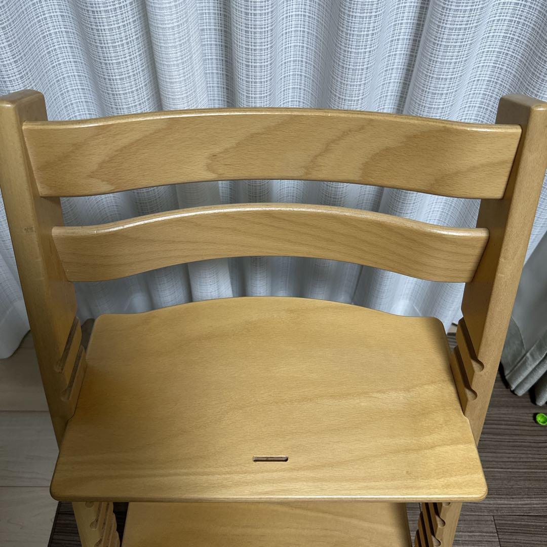 美品 ストッケ トリップトラップ シリアル5 ヘイジーオークナチュラル