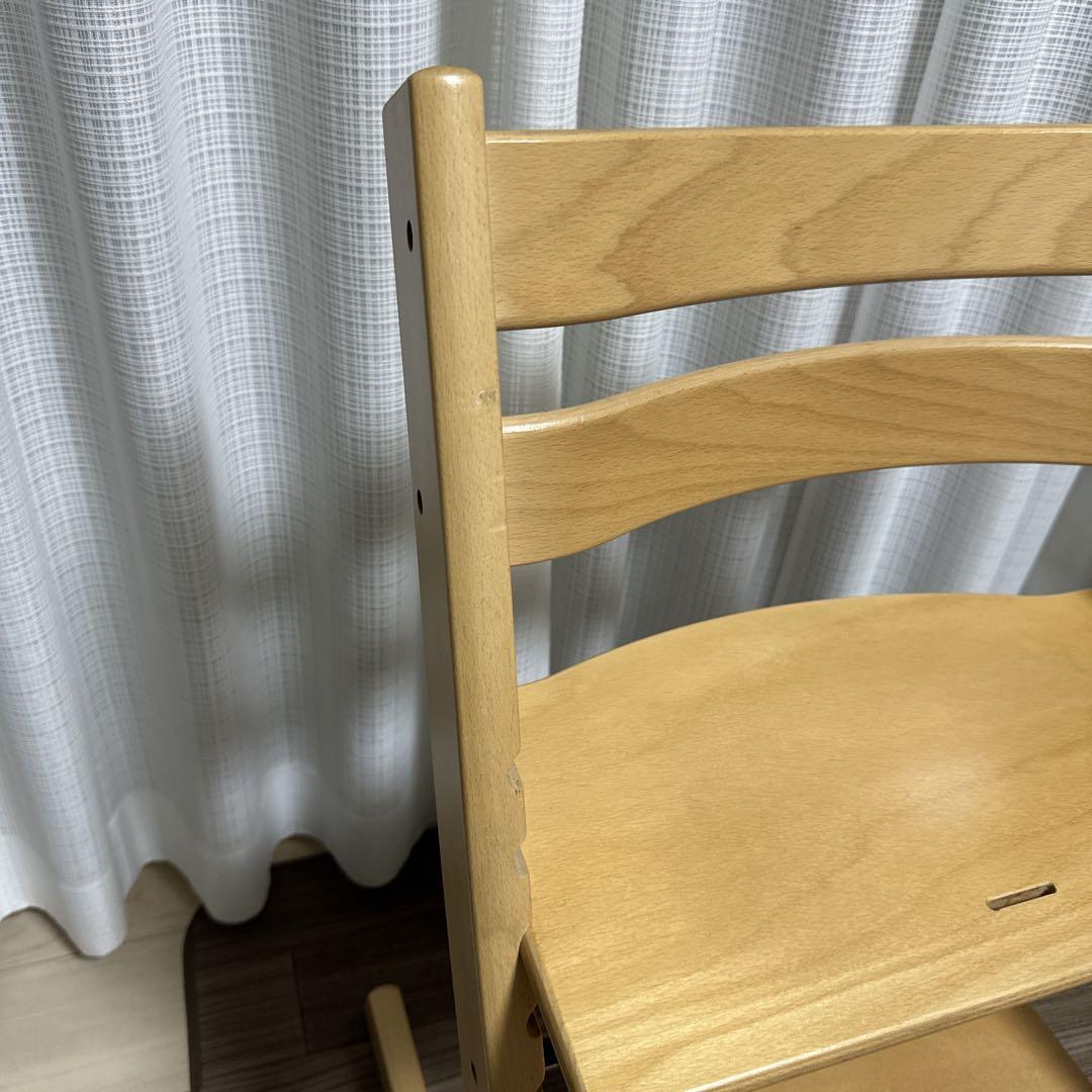 美品 ストッケ トリップトラップ シリアル5 ヘイジーオークナチュラル