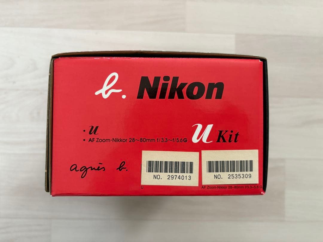 b.Nikon！！ フィルム一眼レフカメラ　ニコンU　アニエスベー/agnesb