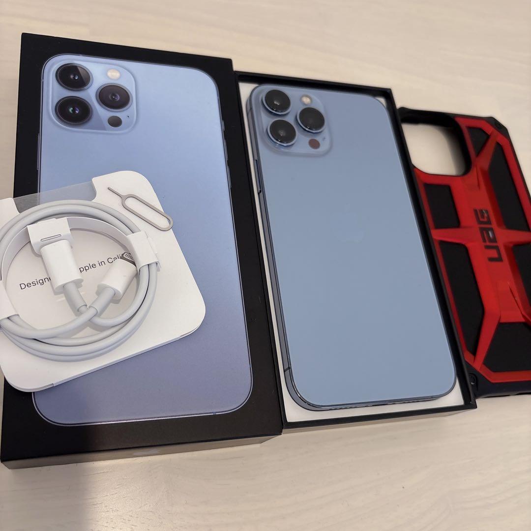 iPhone 13 Pro max パシフィックブルー 本体　256gb
