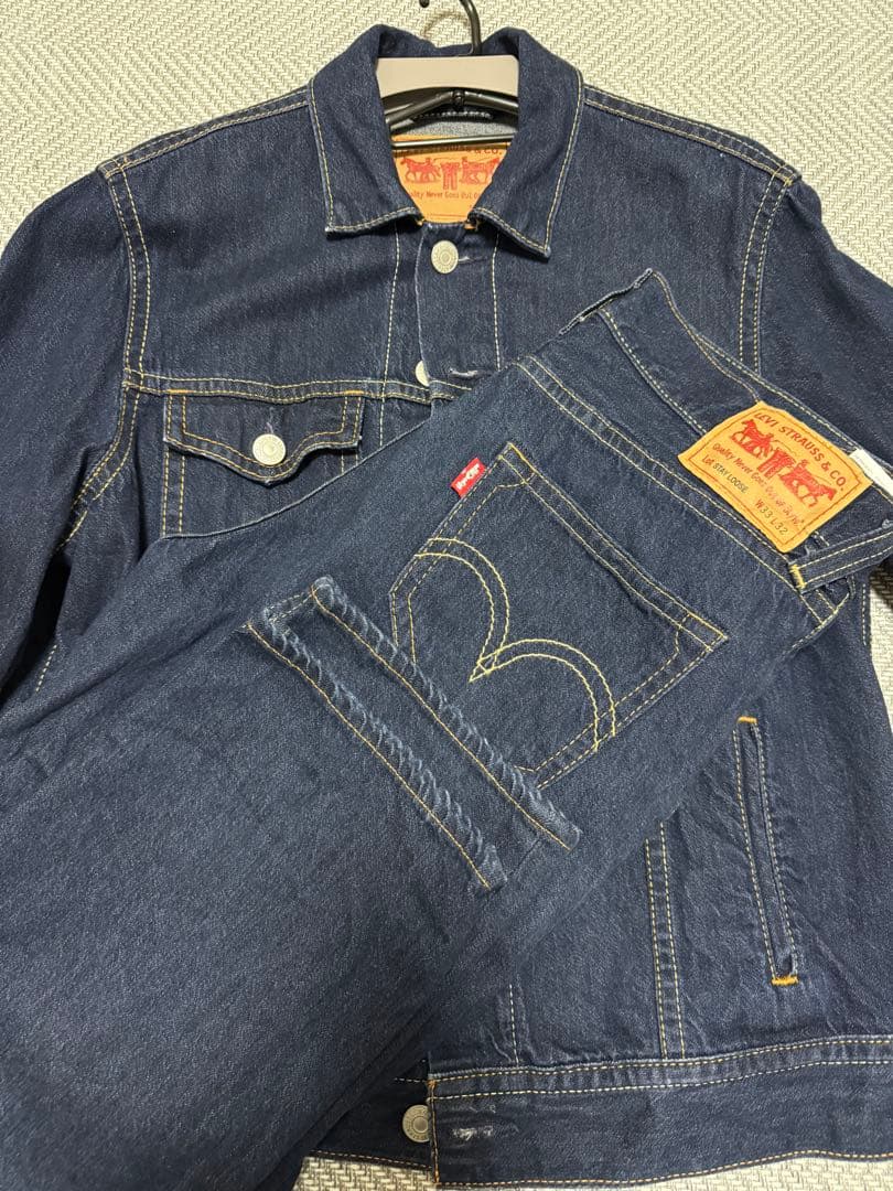LEVI'S PREMIUM デニムジャケット 濃紺 Lサイズ