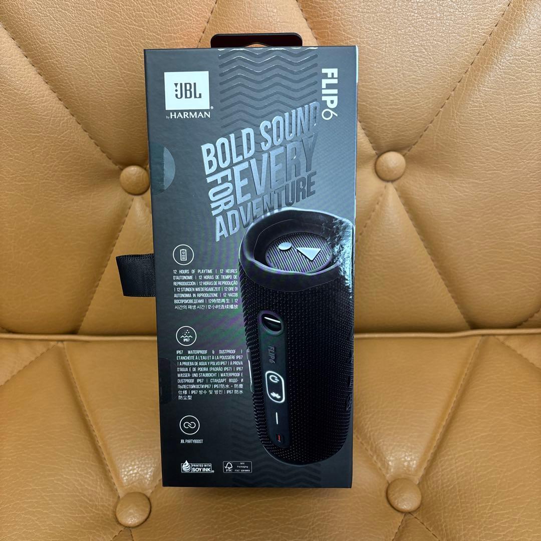 JBL FLIP6 BLK黒Bluetooth スピーカー 動作確認済み