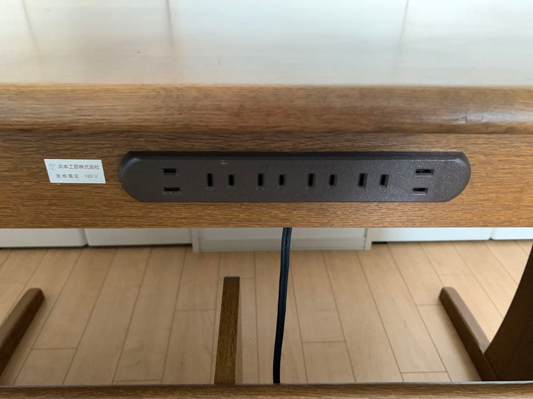 木製シンプルデスク