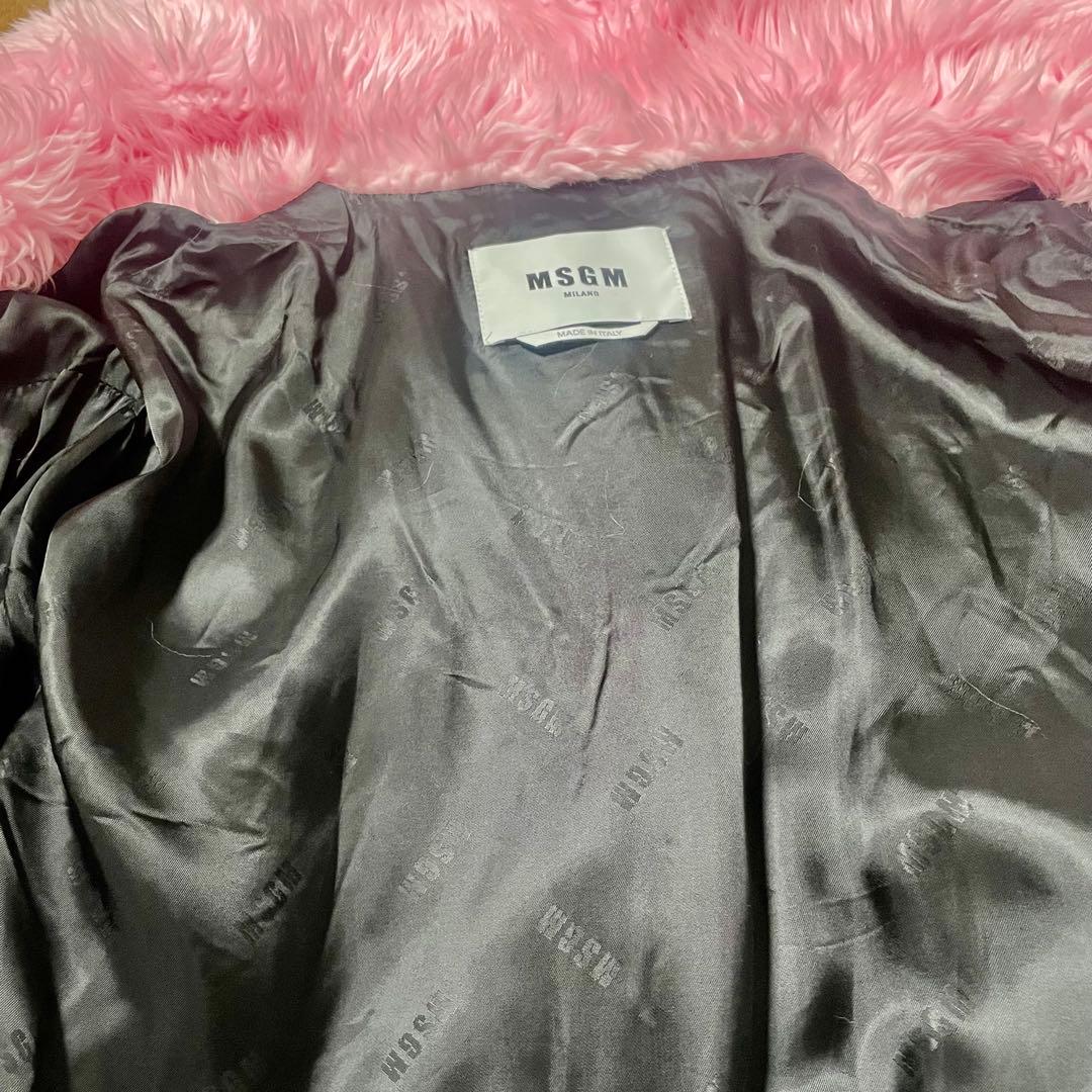 MSGM フェイクファーコート レディースL