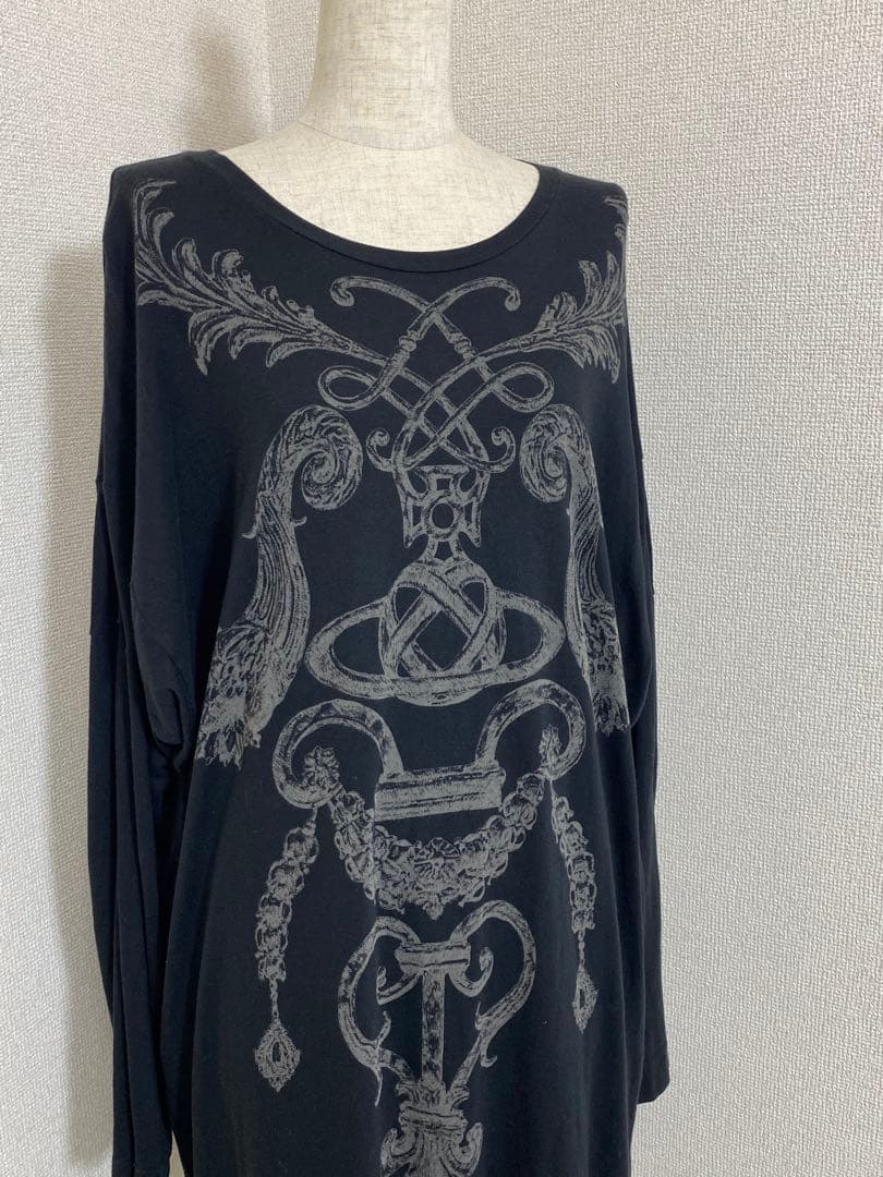 9185.Vivienne Westwood ドルマン ロングカットソー オーブ