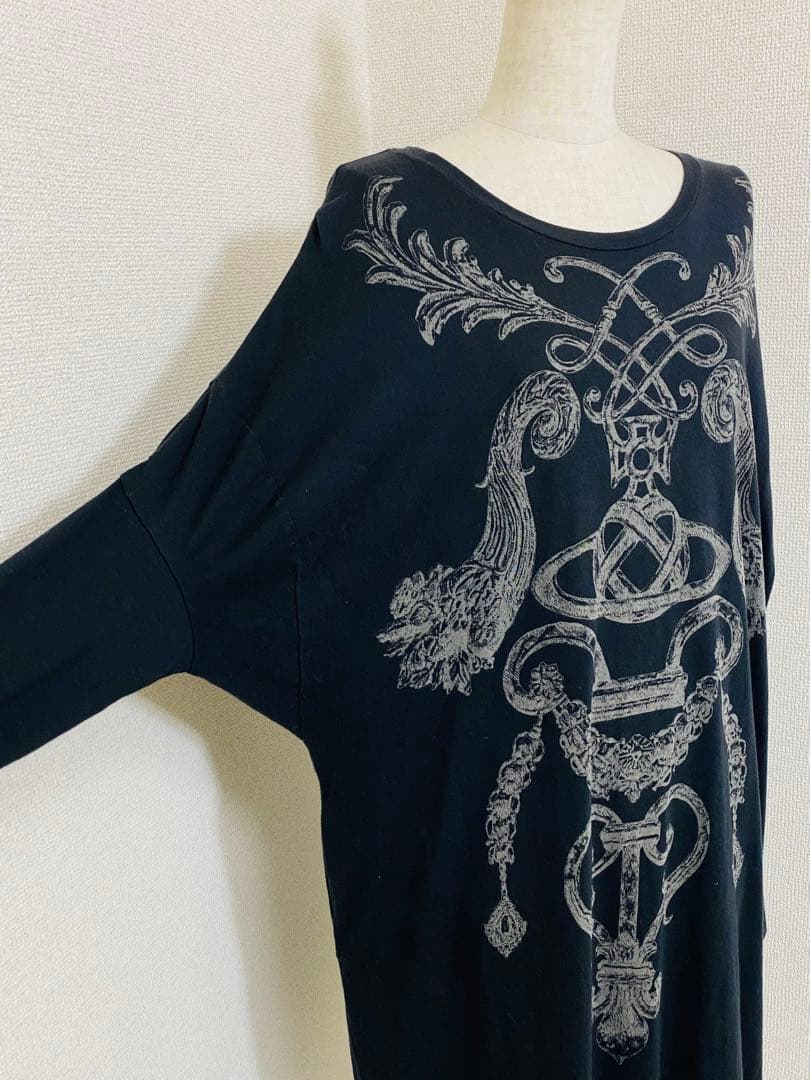 9185.Vivienne Westwood ドルマン ロングカットソー オーブ