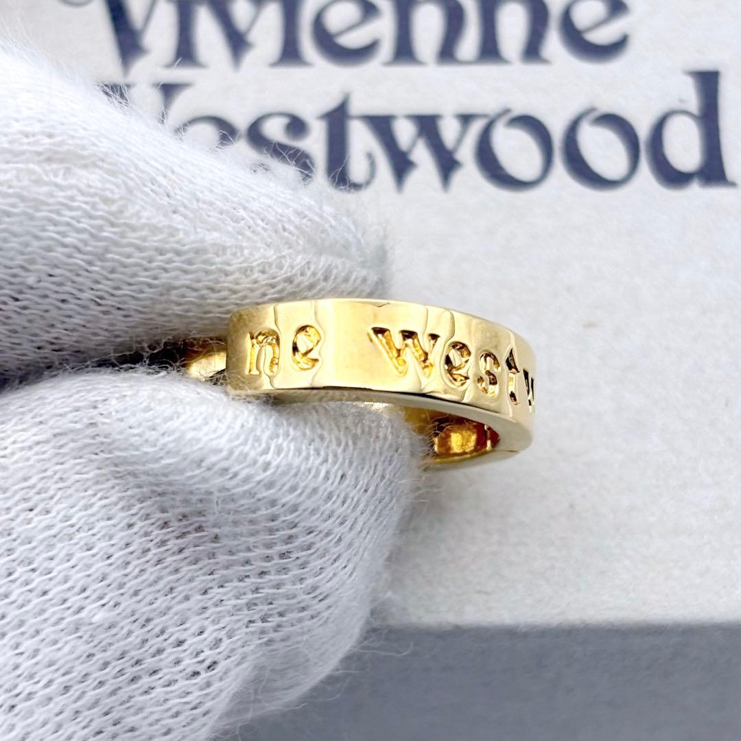 新品 ヴィヴィアンウエストウッド BOBBY フープピアス ゴールド ボビー