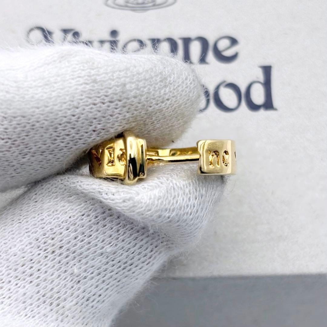 新品 ヴィヴィアンウエストウッド BOBBY フープピアス ゴールド ボビー