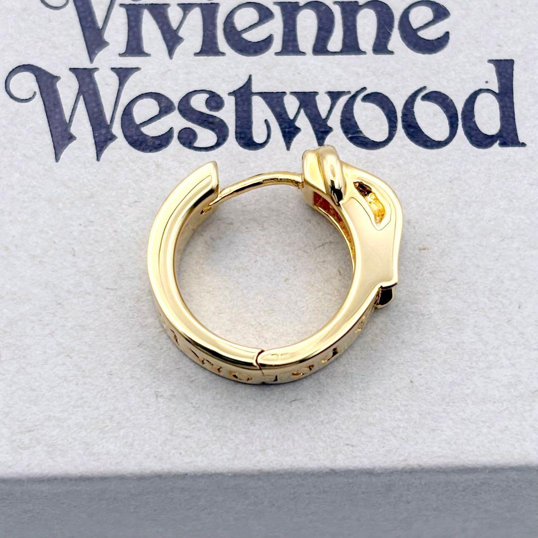新品 ヴィヴィアンウエストウッド BOBBY フープピアス ゴールド ボビー