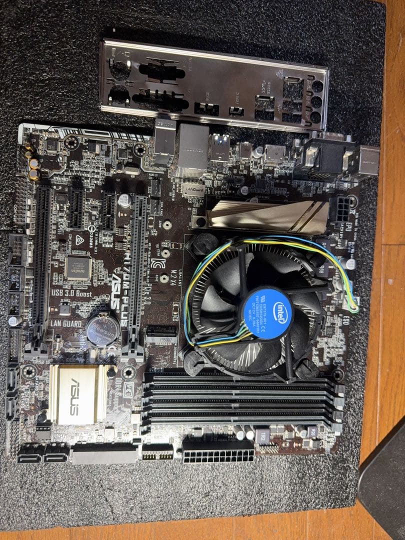 マザーボード ASUS H170M + Intel Core i5-6402P