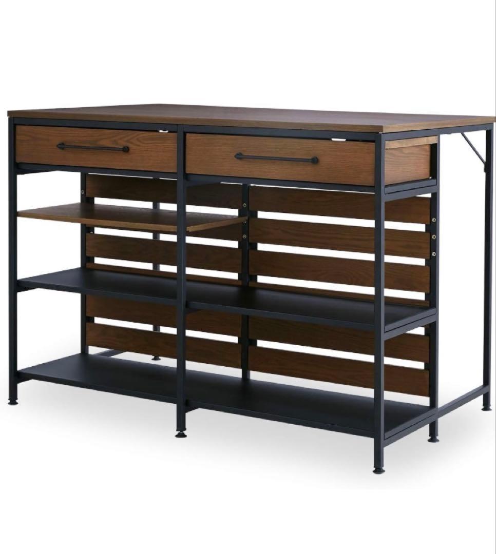 LOWYA ロウヤ アイランドキッチン カウンター 食器棚 キッチンボード