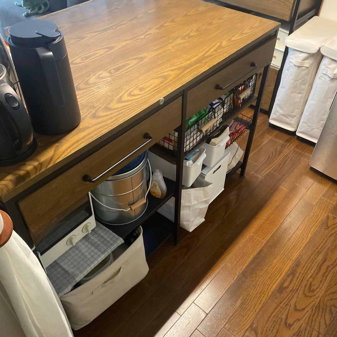 LOWYA ロウヤ アイランドキッチン カウンター 食器棚 キッチンボード