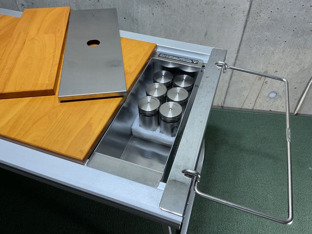 ステンボックスハーフユニット・ハンガー・スパイス入れ セット スノーピーク