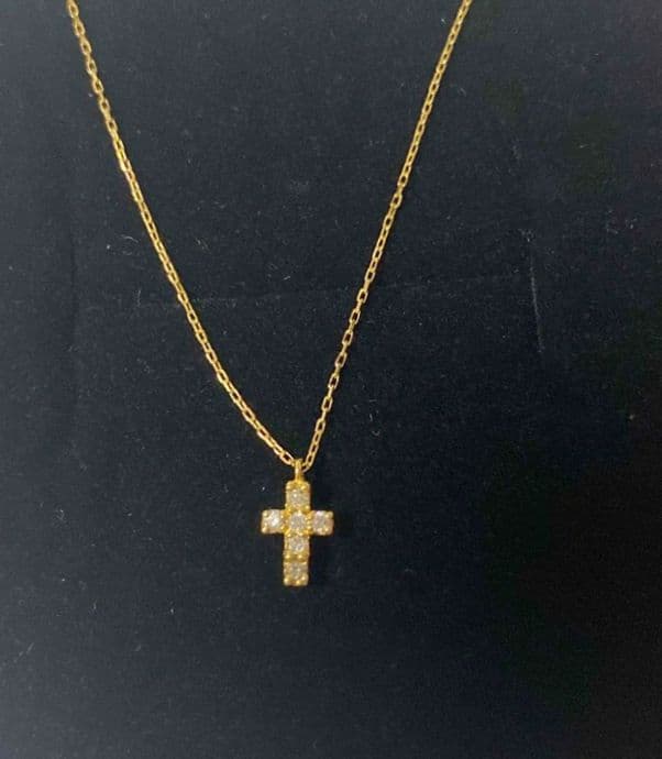 a*︎様 k18ダイヤネックレス