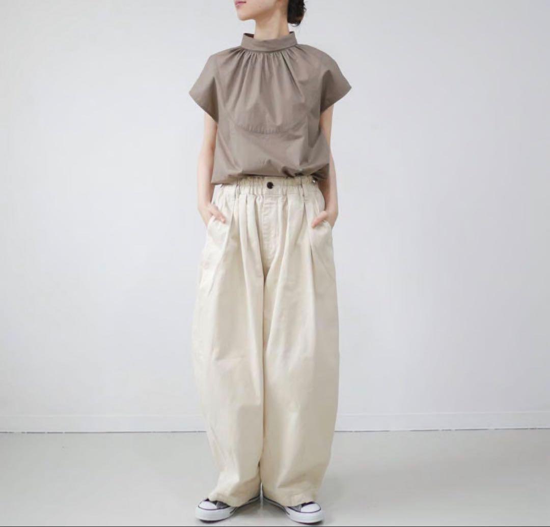 HARVESTY ハーベスティ サーカスパンツ アイボリー サイズ2