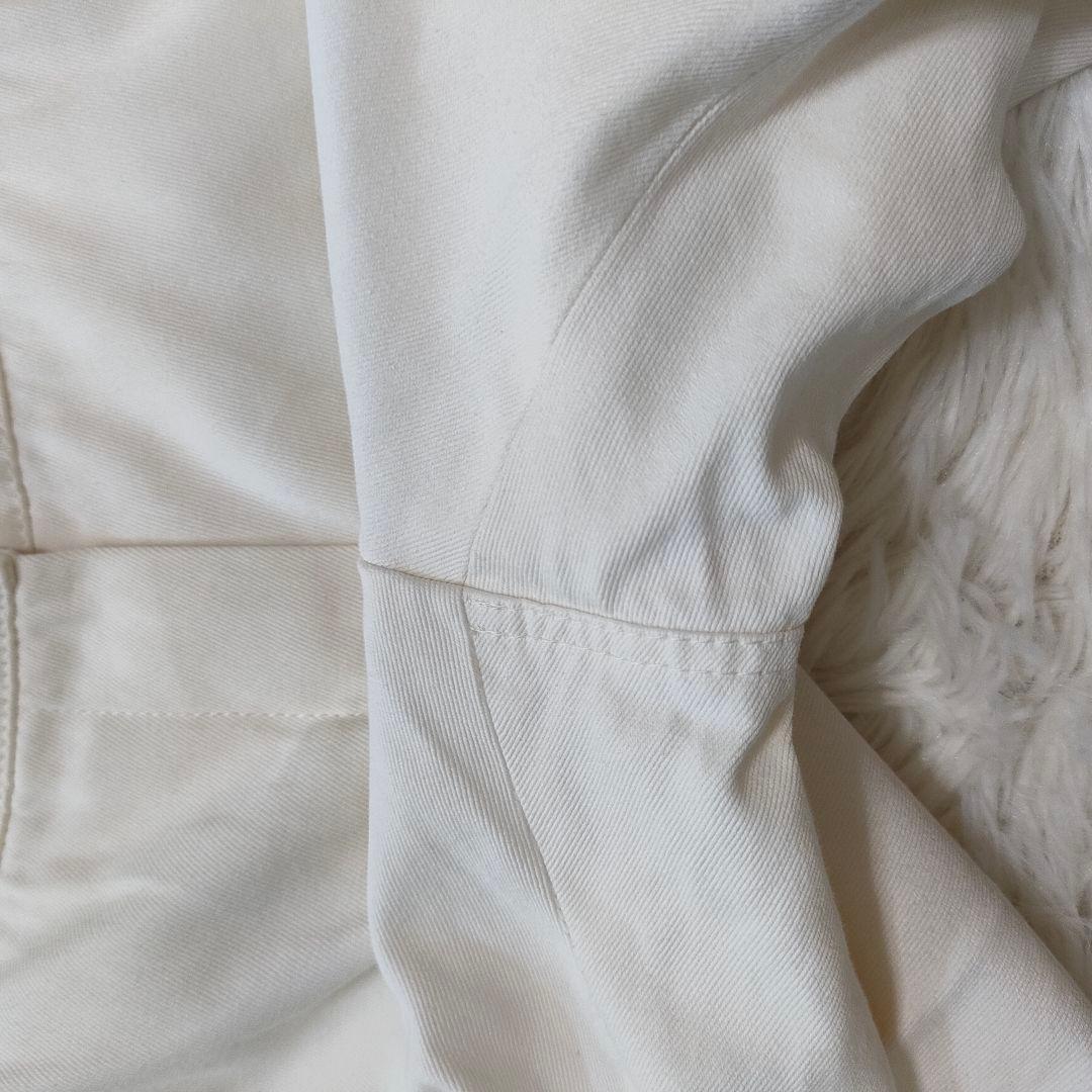 CHANEL チノパン ココマーク ロゴボタン ホワイト系 ストレート 36 S