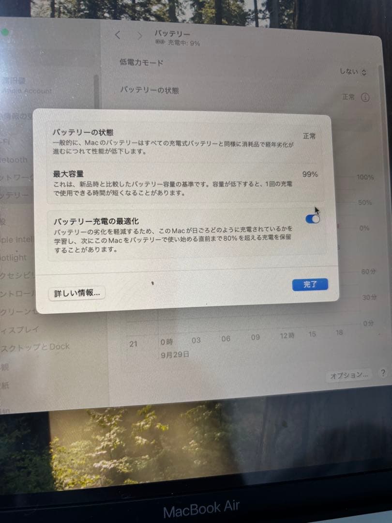 ほぼ未使用品　大特価 Apple MacBook Air13 スペースグレー