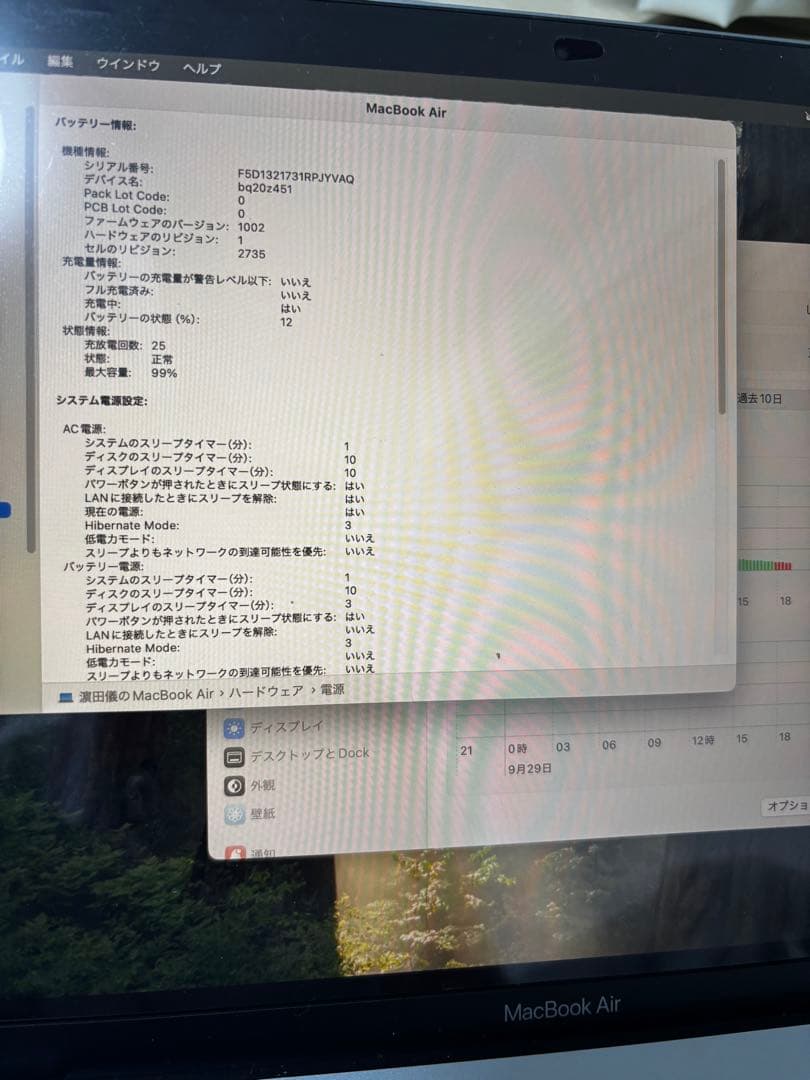 ほぼ未使用品　大特価 Apple MacBook Air13 スペースグレー