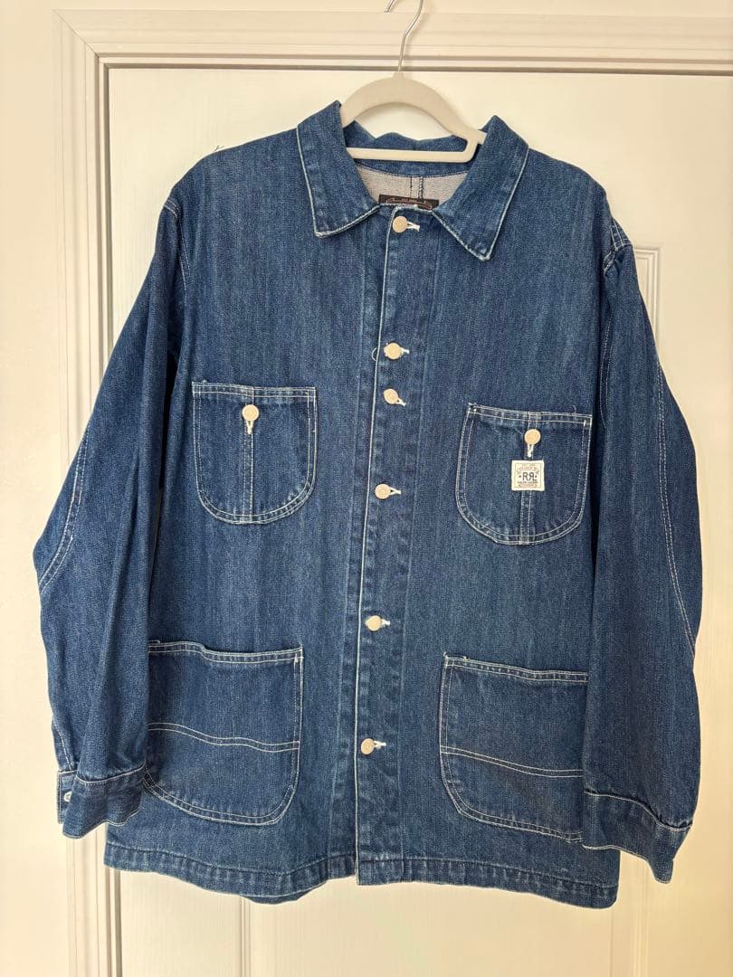 RRL 三つ星　デニムジャケット　カバーオール　90s