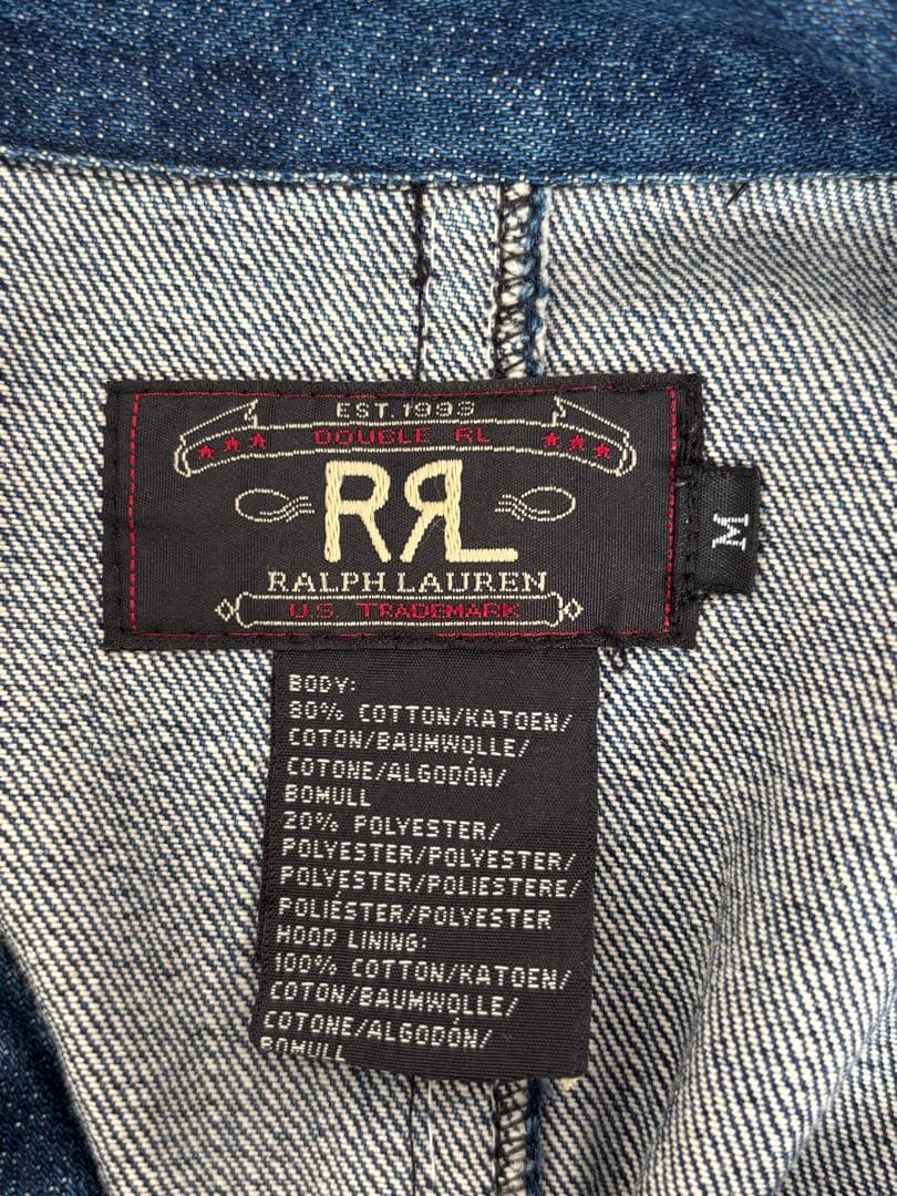 RRL 三つ星　デニムジャケット　カバーオール　90s