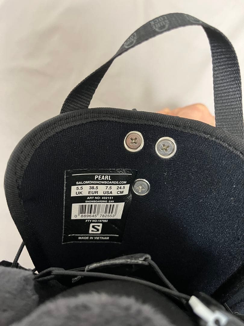 Salomon Pearl 24.5cm ブラック スノーボードブーツ