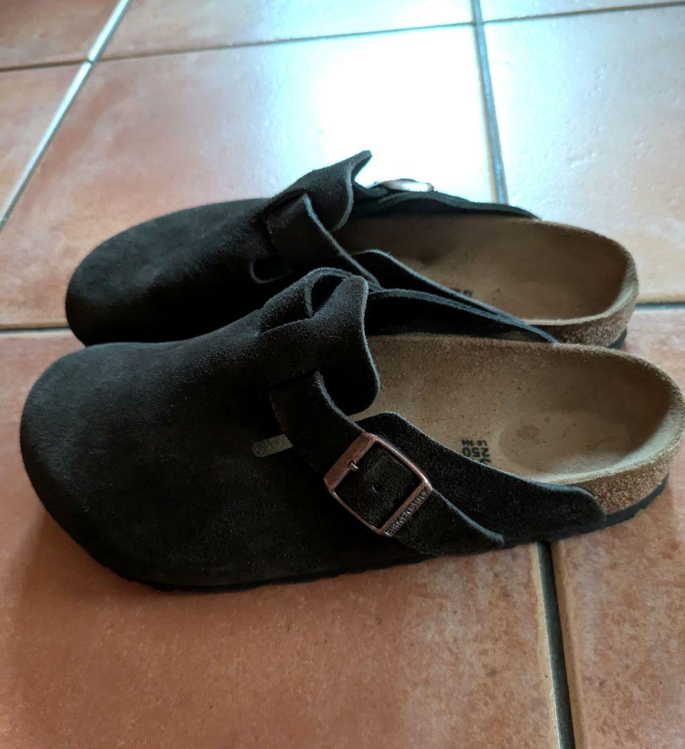 【美品】ビルケンシュトック ボストン モカ　スエード 39 25cm