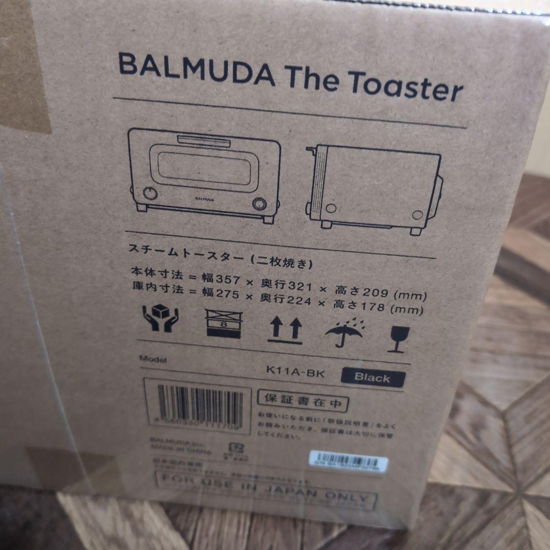 新品　BALMUDA The Toaster K11A-BK ブラック