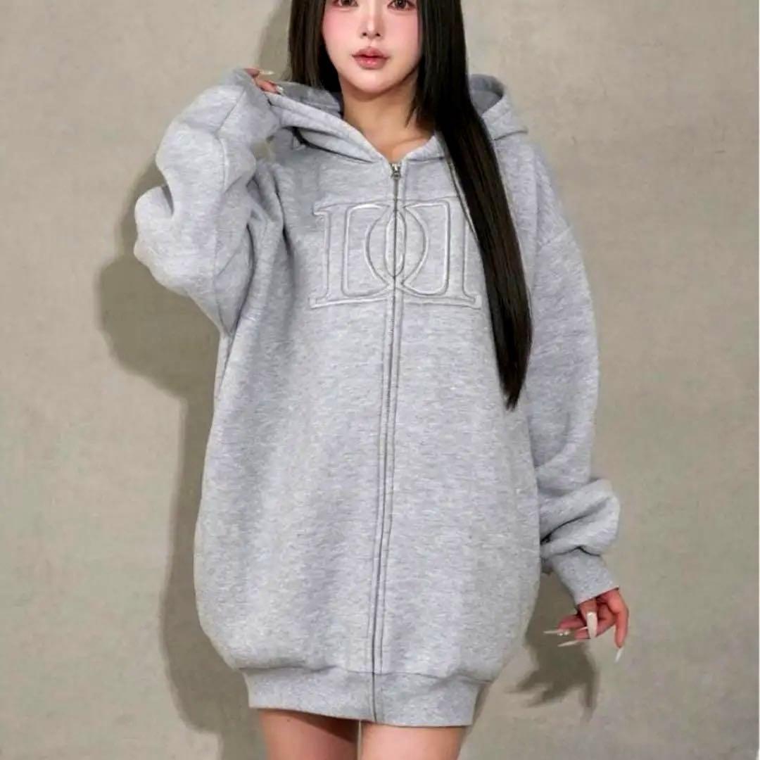 Darich アップリケDDロゴパーカー　ダーリッチ