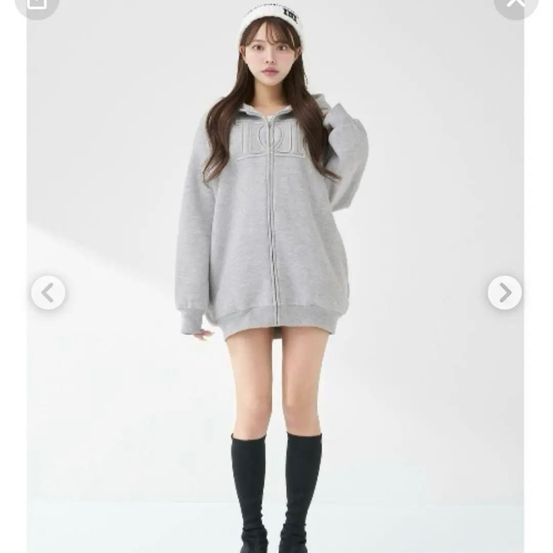 Darich アップリケDDロゴパーカー　ダーリッチ