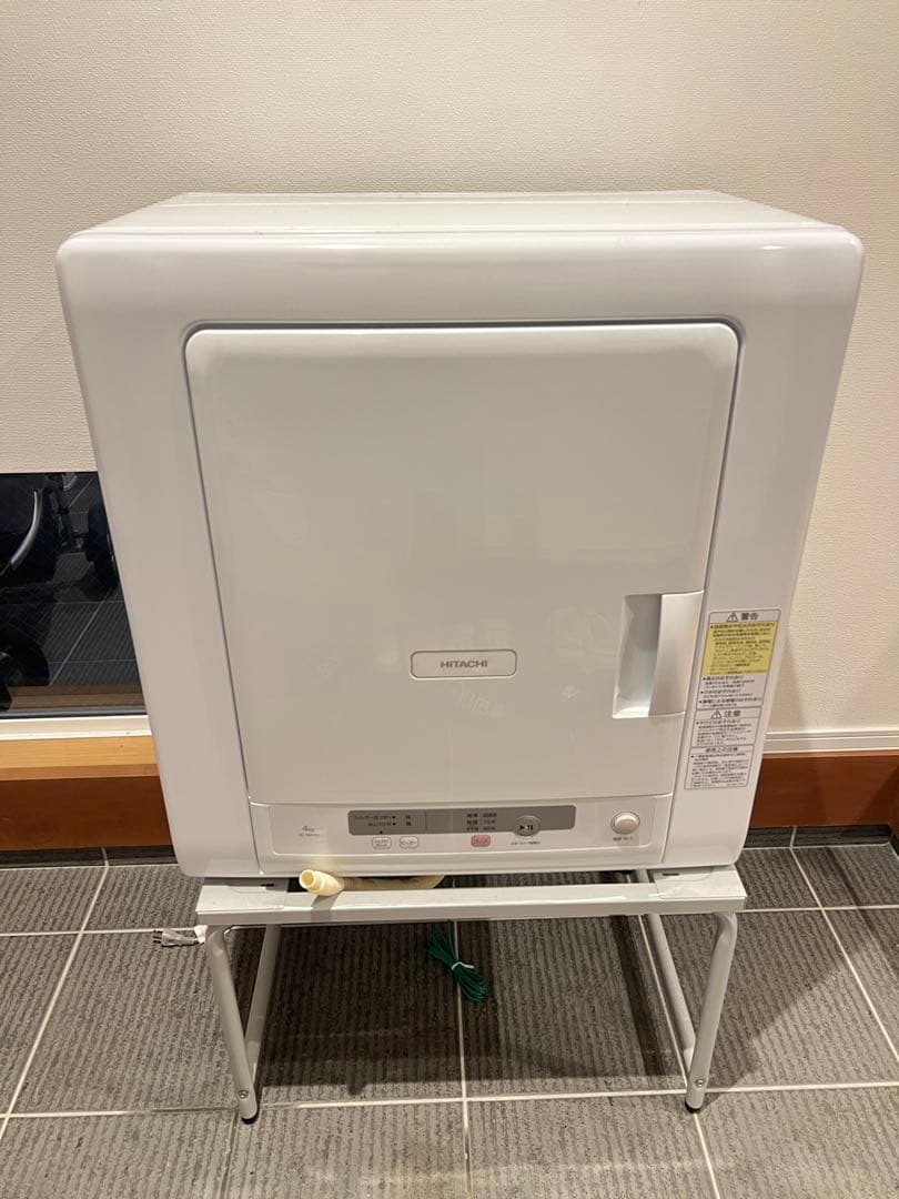 日立 衣類乾燥機 4kg お掃除付きドラム DE-N40HX 23年製