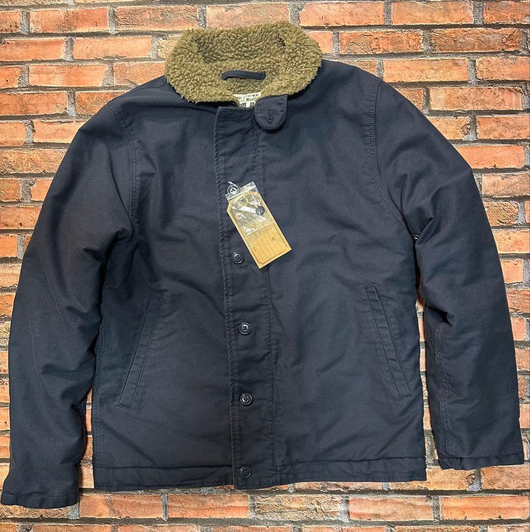 週末割引 WAIPER N-1デッキジャケット US NAVY L