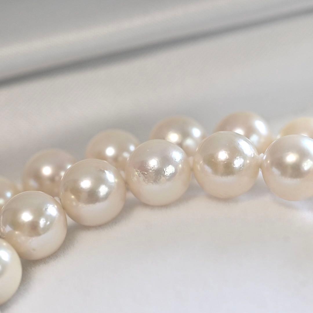 【高級・高島屋購入品】アコヤ　パール　ネックレス　本真珠　大珠　8.5ミリ