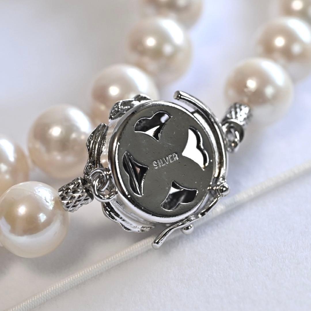 【高級・高島屋購入品】アコヤ　パール　ネックレス　本真珠　大珠　8.5ミリ