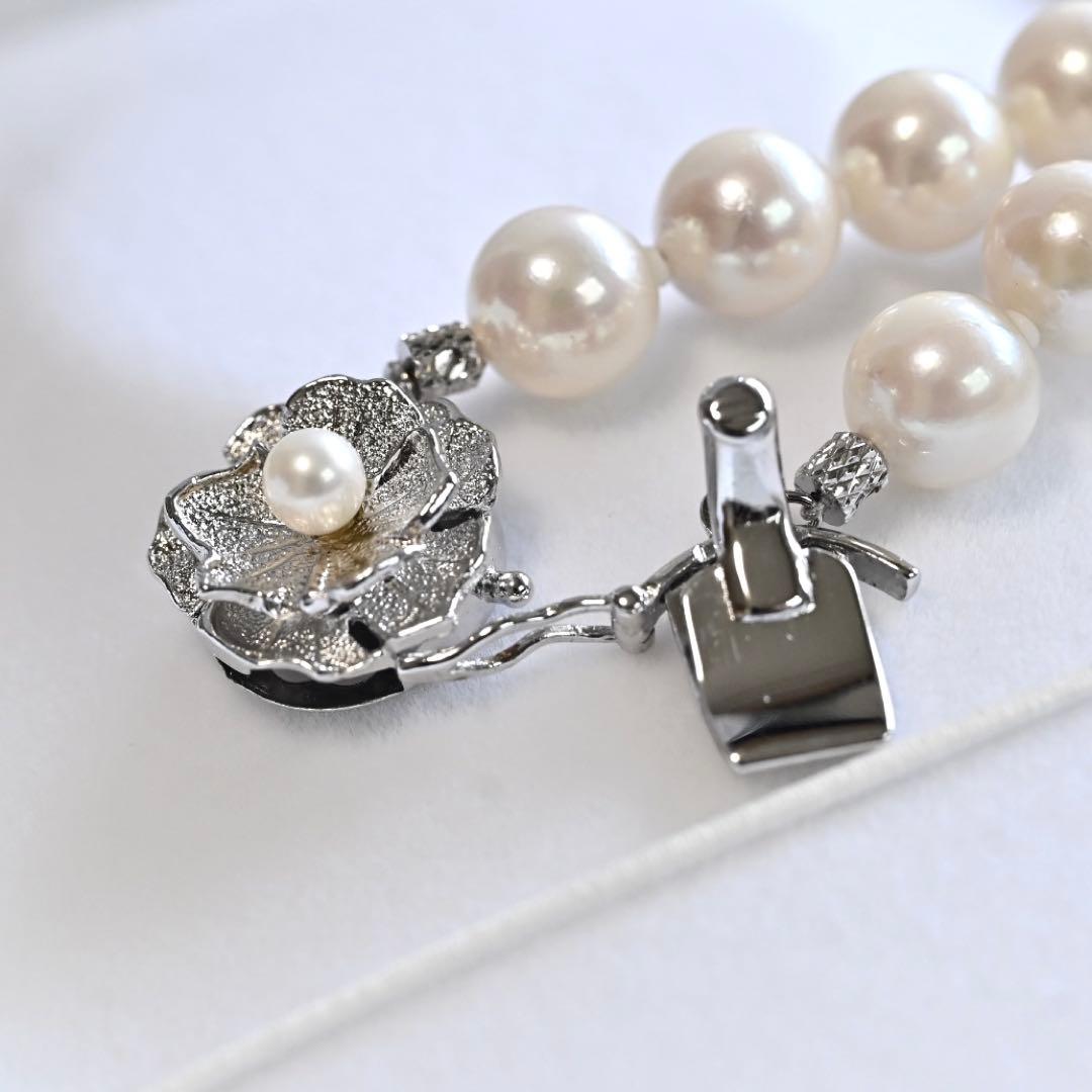 【高級・高島屋購入品】アコヤ　パール　ネックレス　本真珠　大珠　8.5ミリ