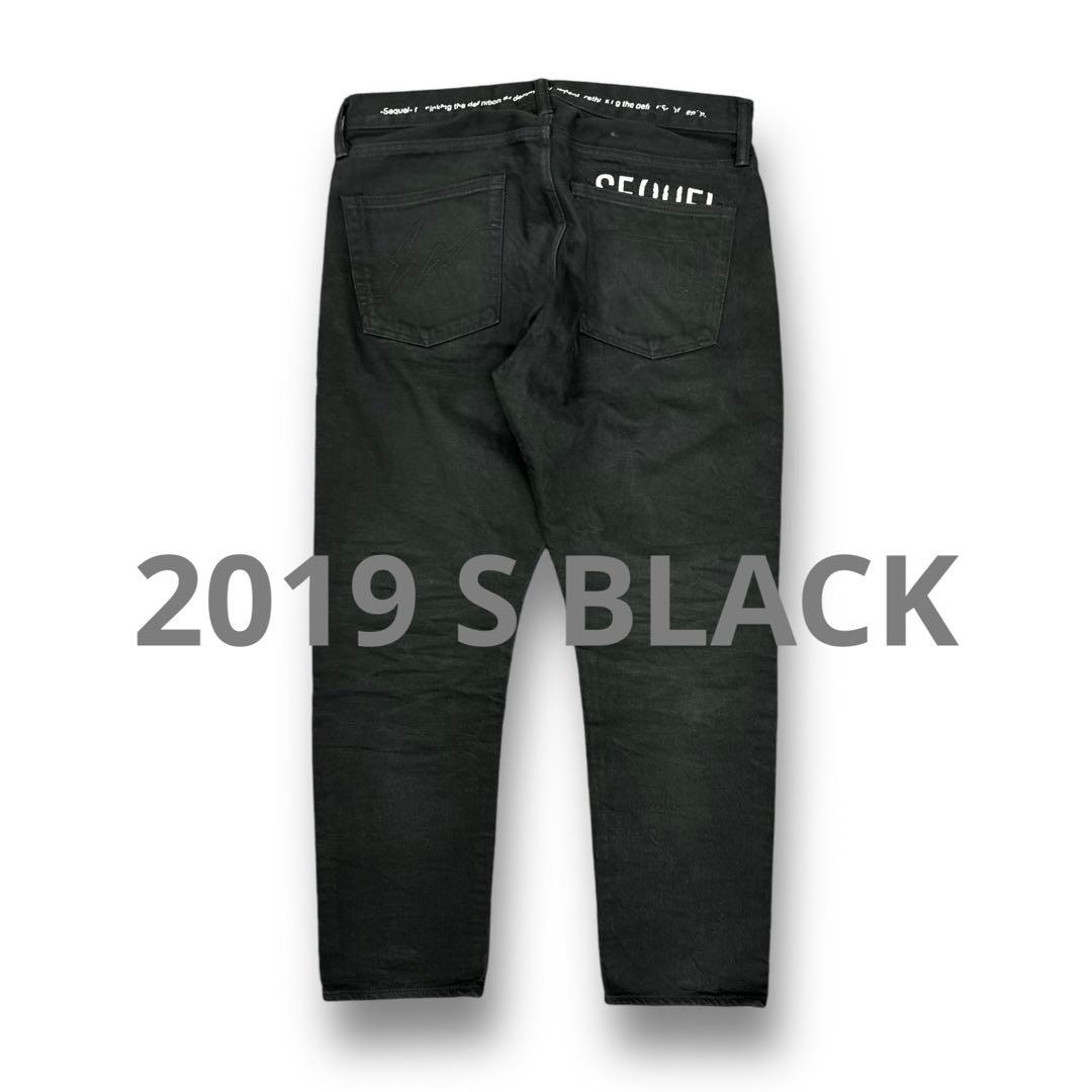 SEQUEL × FRAGMENT DESIGN ブラックデニム2019AW