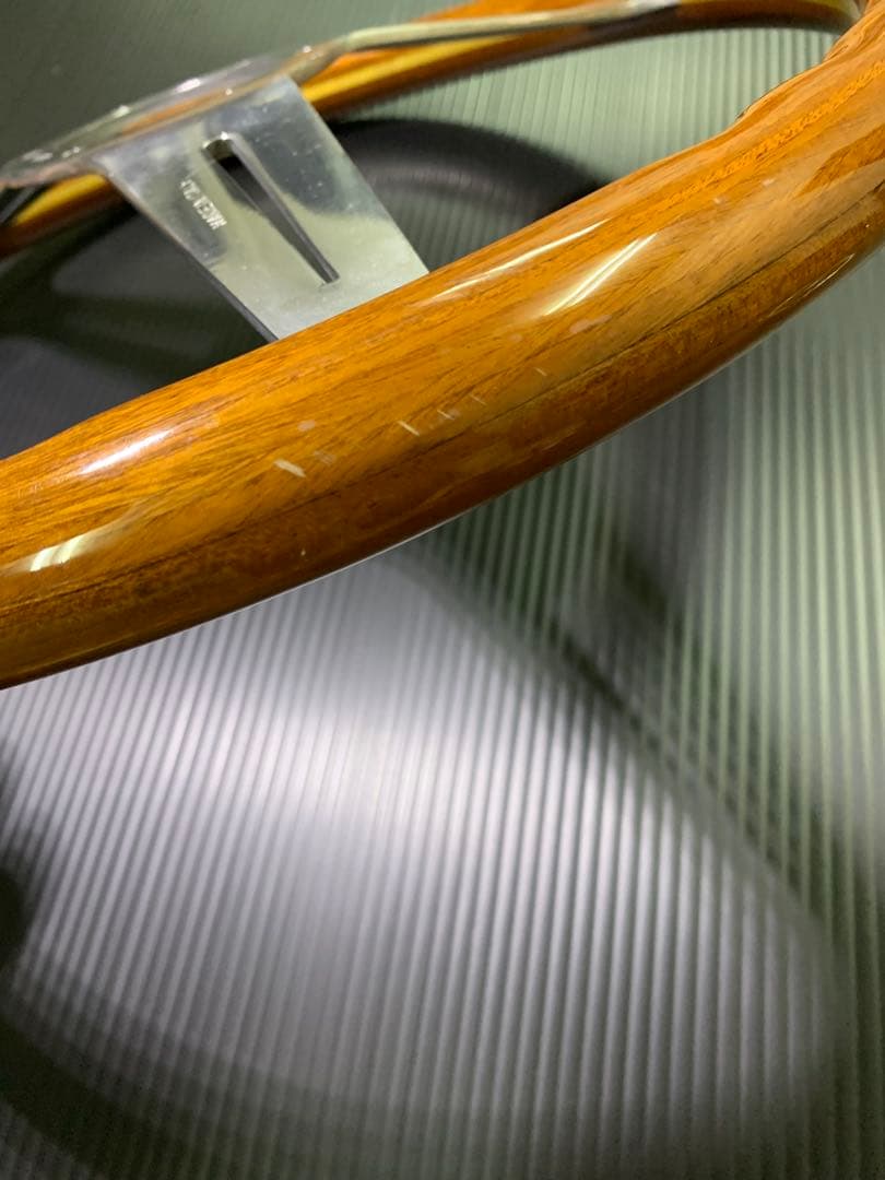 【当時物】NARDI ステアリング クラッシックウッド &ポリッシュ 37Φ