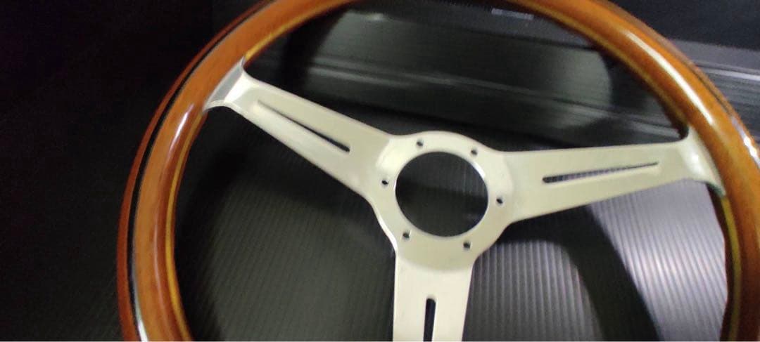 【当時物】NARDI ステアリング クラッシックウッド &ポリッシュ 37Φ