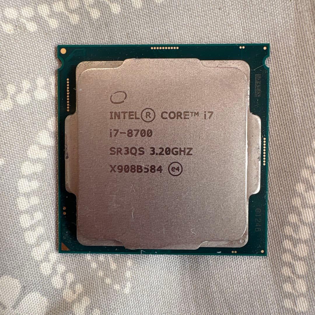 CPU Intel Core i7-8700 CPU 3.20GHz