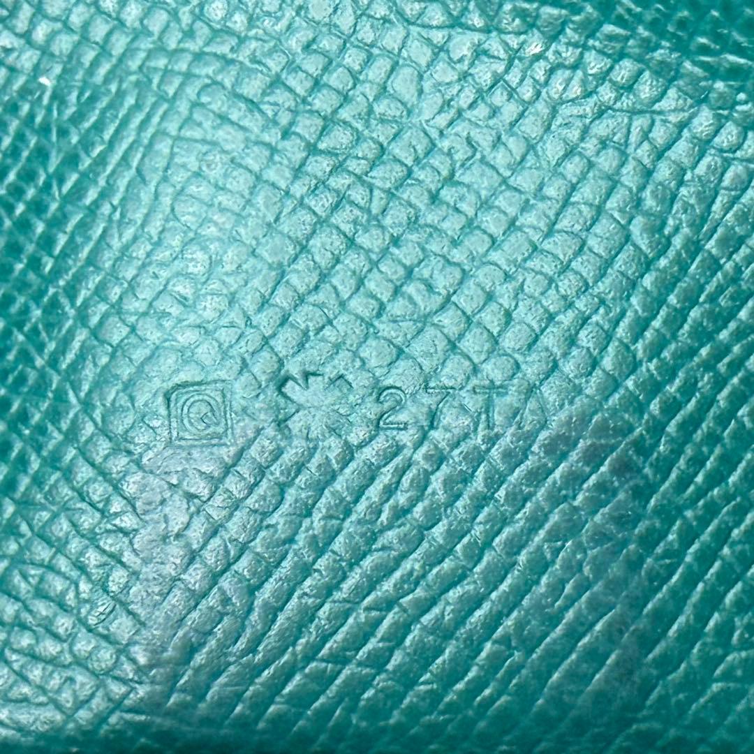 極上美品✨エルメス ベアンスフレ ブォーエプソングリーン 長財布 P65