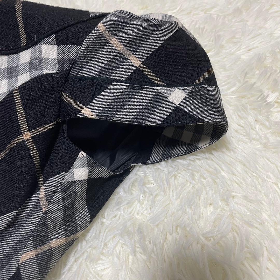 BurberryBlueLabel ワンピース　ノバチェック　腰ベルト　y2k