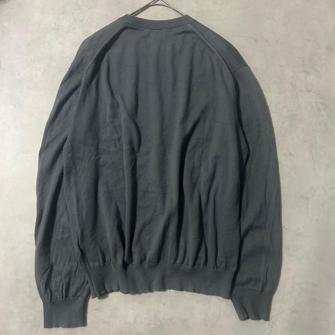 ジョンスメドレー ニット シーアイランドコットン クルーネック 現行タグ グレー