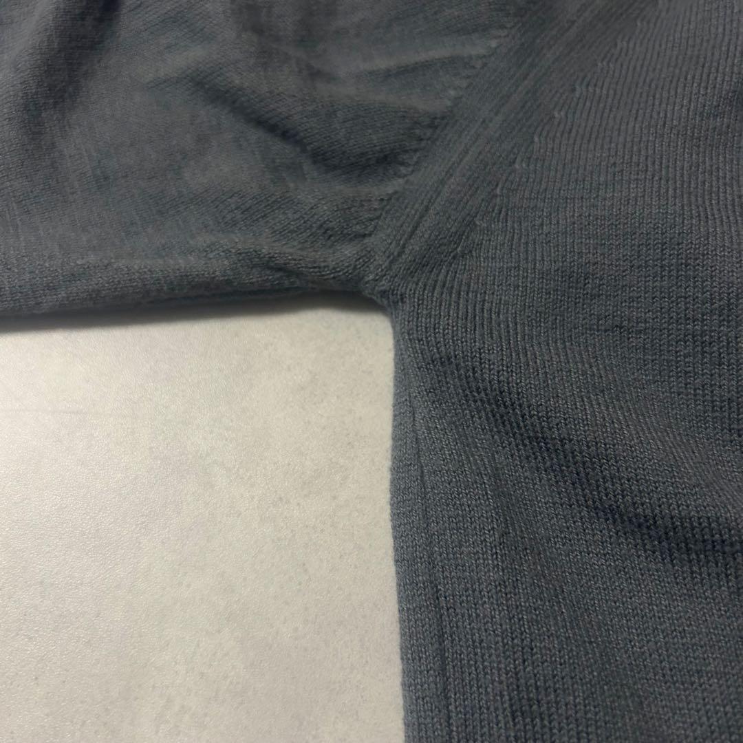 ジョンスメドレー ニット シーアイランドコットン クルーネック 現行タグ グレー