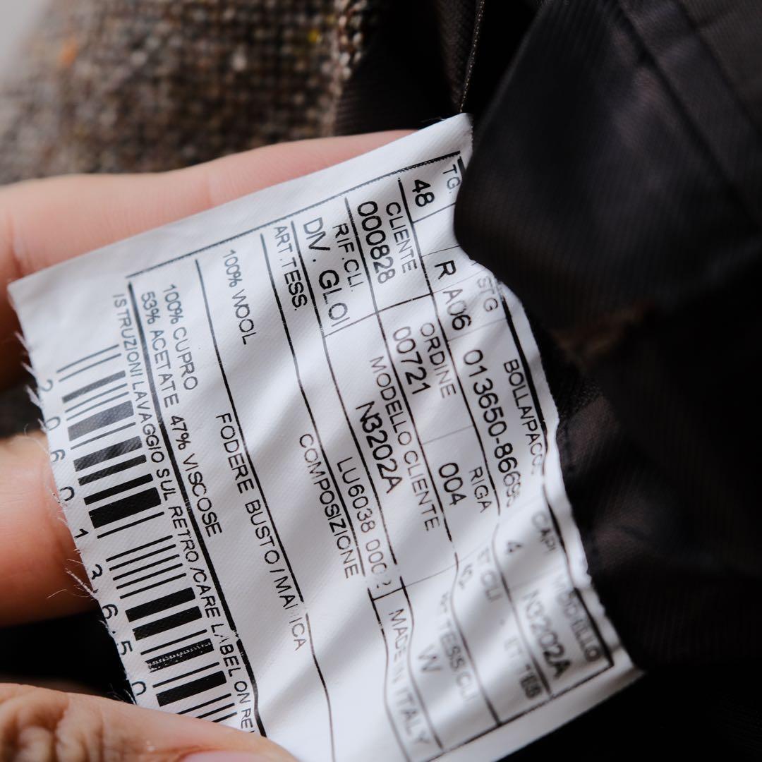 新品未使用 BOGLIOLI ボリオリマルチホームスパンツイードジャケット48