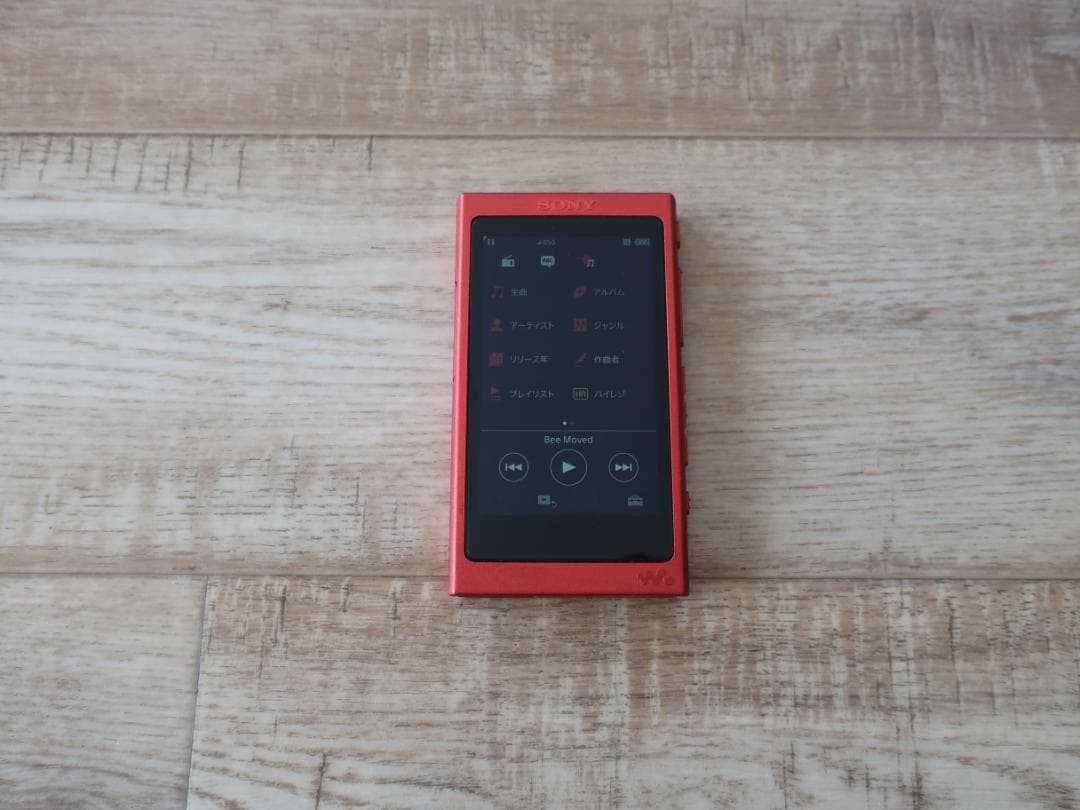 ★人気 希少 SONY NW-A35 16GB 高音質 ハイレゾウォークマン 赤